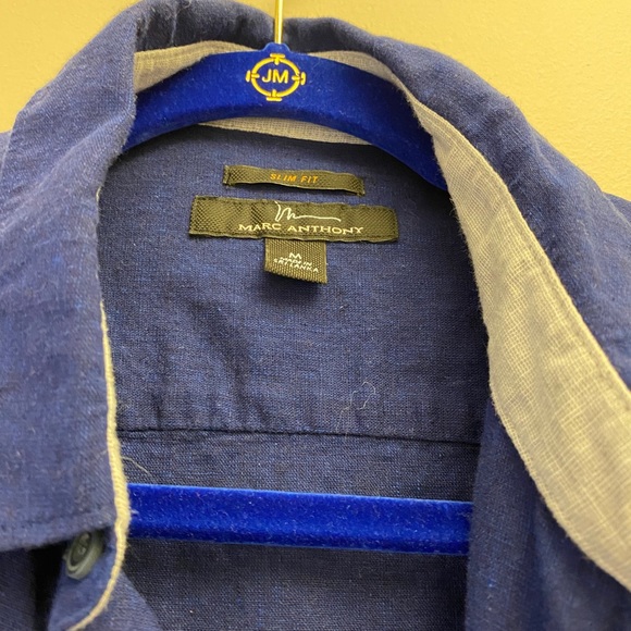 Men’s Marc Anthony Slim Fit Button Down Shirt- M - Picture 2 of 5